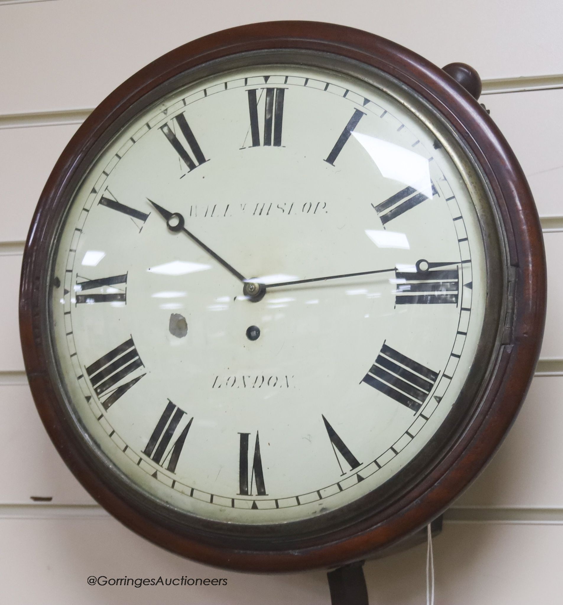 An early 19th century dial clock William Hislop